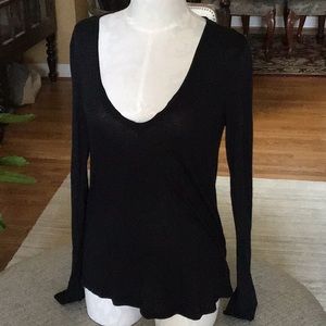 Joe’s Collection long sleeve black tshirt. Size M